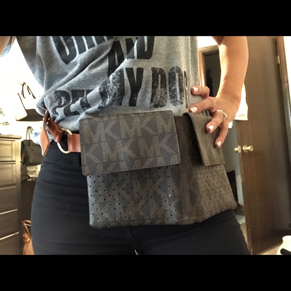 Michael  Kors Leather Belt Bag